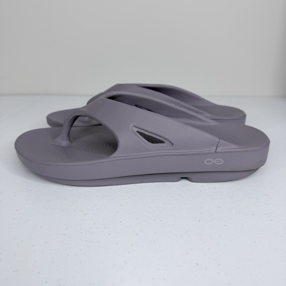 Oofos OOriginal Recovery Sandals Flip Flops Comfort Purple Unisex M10 W12 - Picture 5 of 9